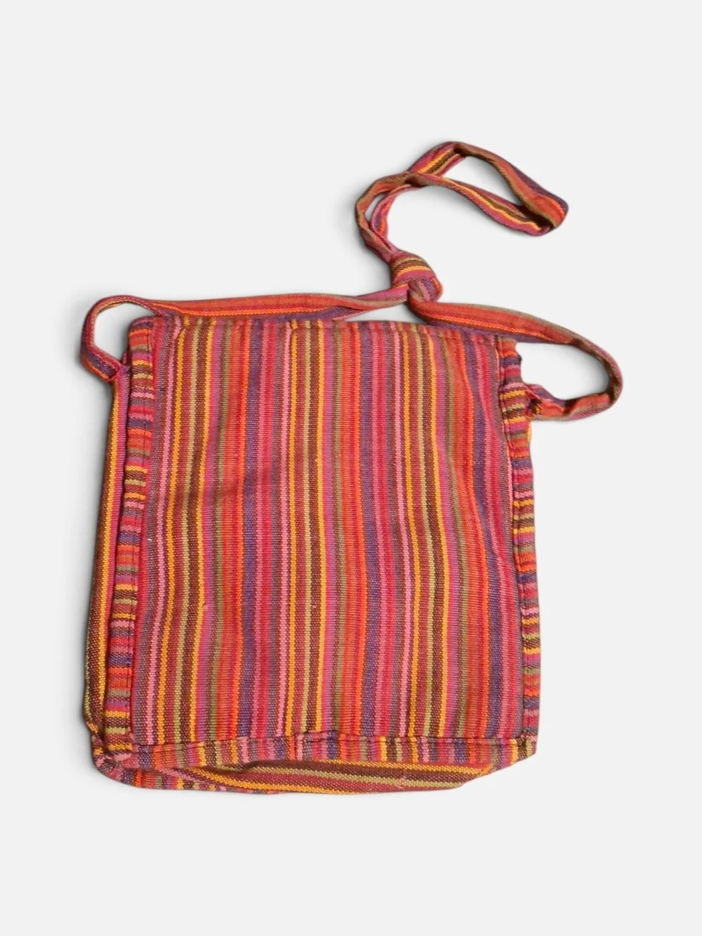 Embroidered Multicolor Floral Crossbody Wallet - Unbranded